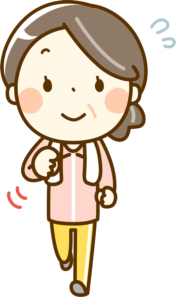 インターバル速歩の基本ステップ