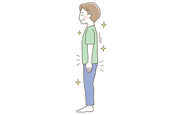 姿勢崩壊の出発点「骨盤の後傾」