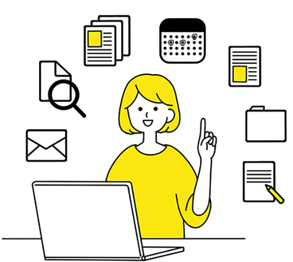 「物の整理」に加えて「情報の整理」も必須の作業