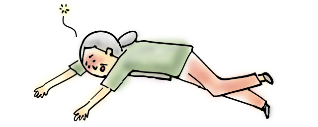 室内でクーラーを使わず過ごしている