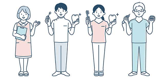 定期的に歯科医師や歯科衛生士のチェックを受ける