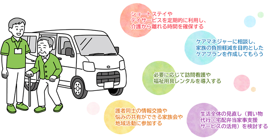 介護負担を軽減する5つの実践策